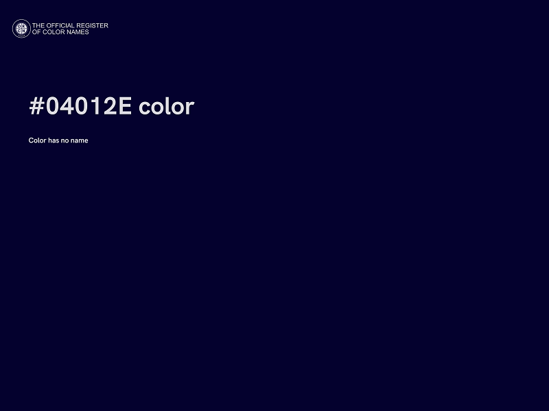 #04012E color image