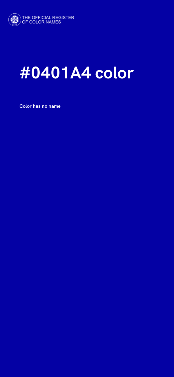#0401A4 color image