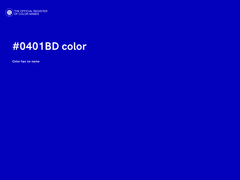 #0401BD color image