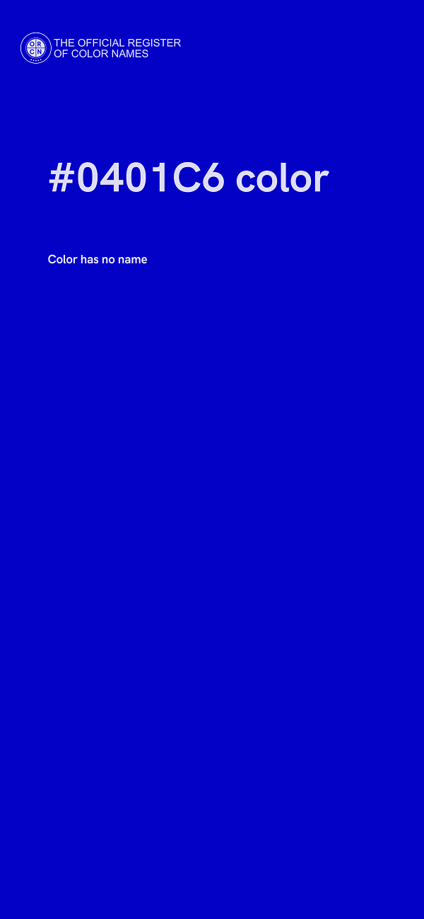 #0401C6 color image