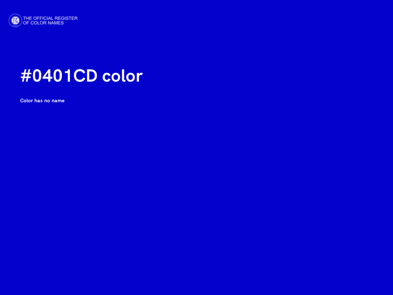 #0401CD color image