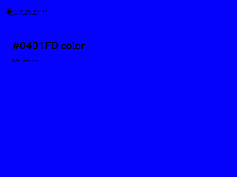 #0401FD color image