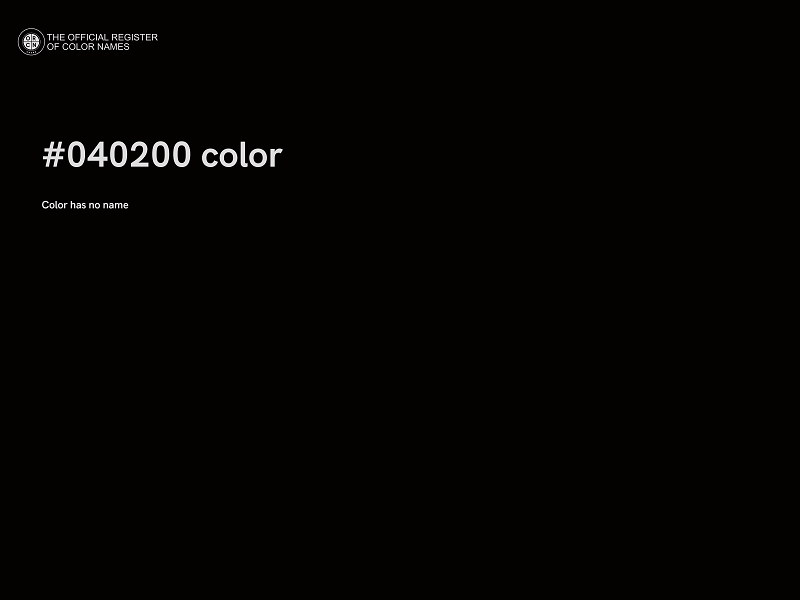 #040200 color image