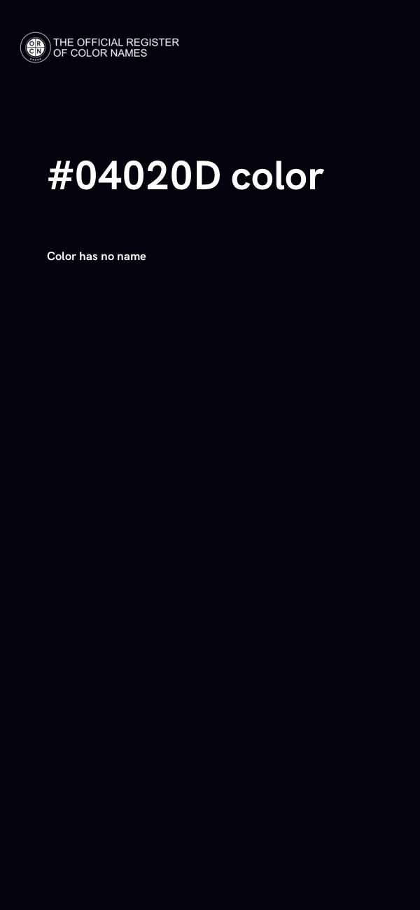 #04020D color image