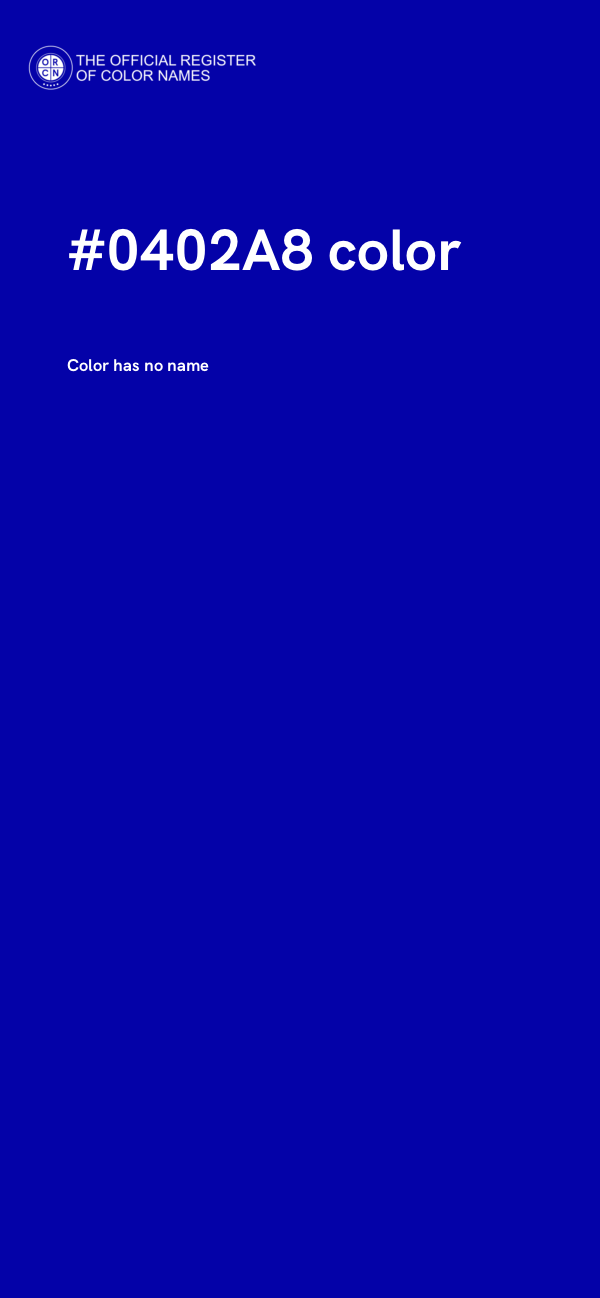 #0402A8 color image