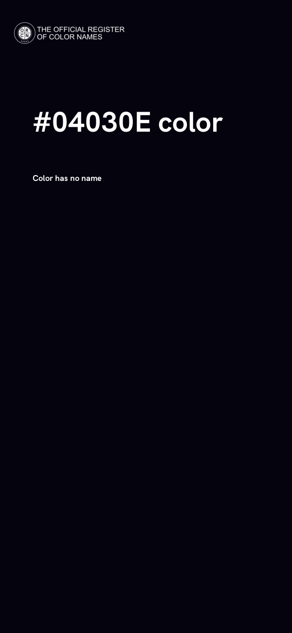 #04030E color image