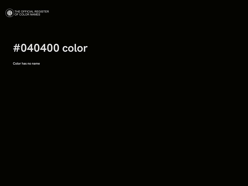 #040400 color image