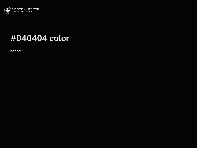 #040404 color image