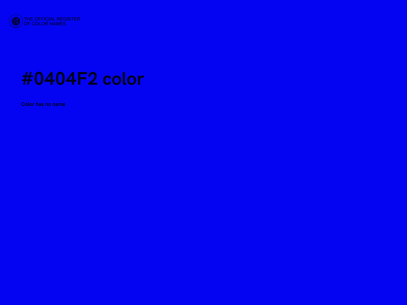 #0404F2 color image