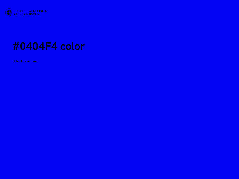 #0404F4 color image