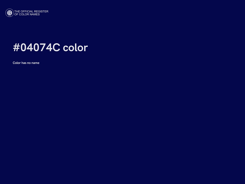 #04074C color image