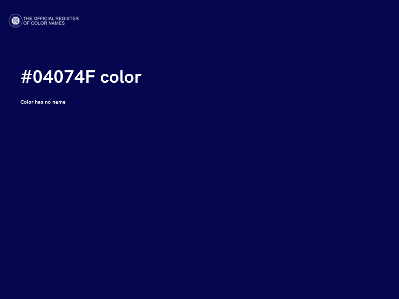 #04074F color image