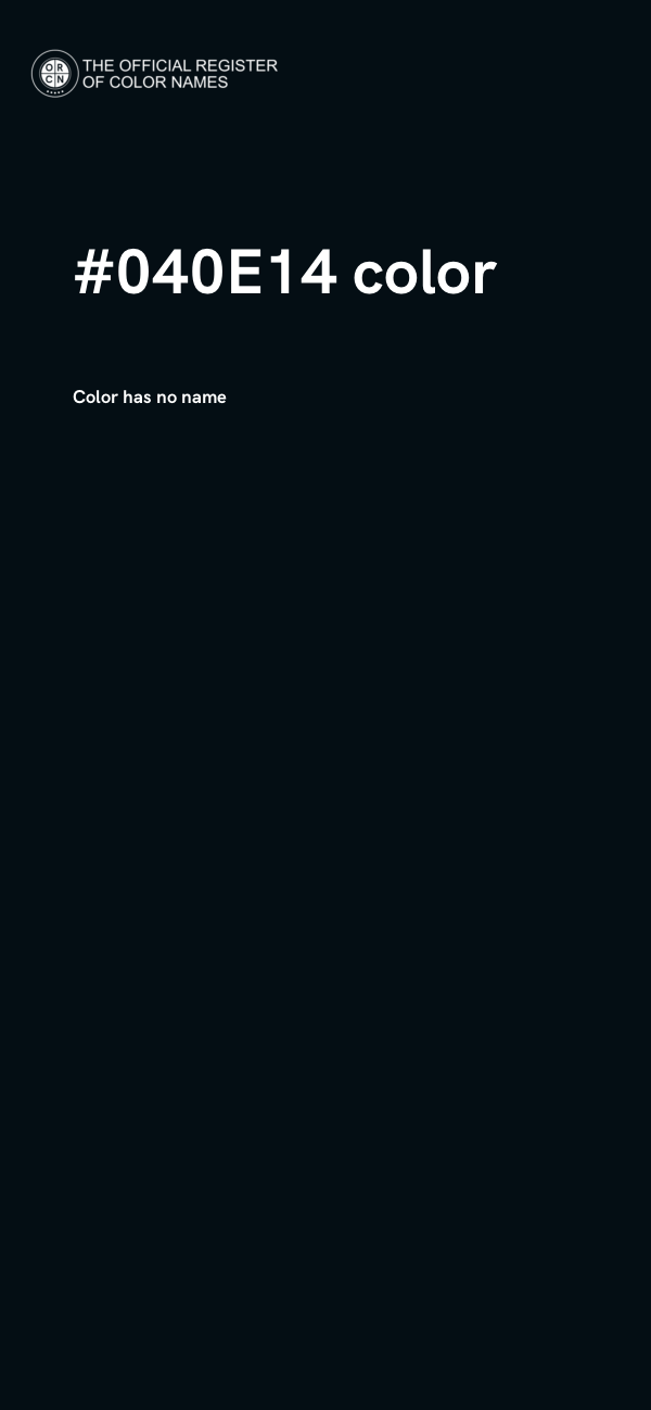 #040E14 color image