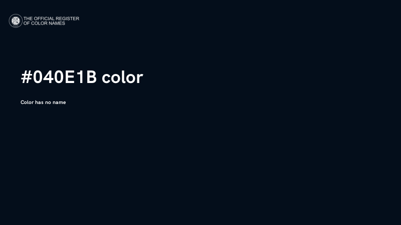 #040E1B color image