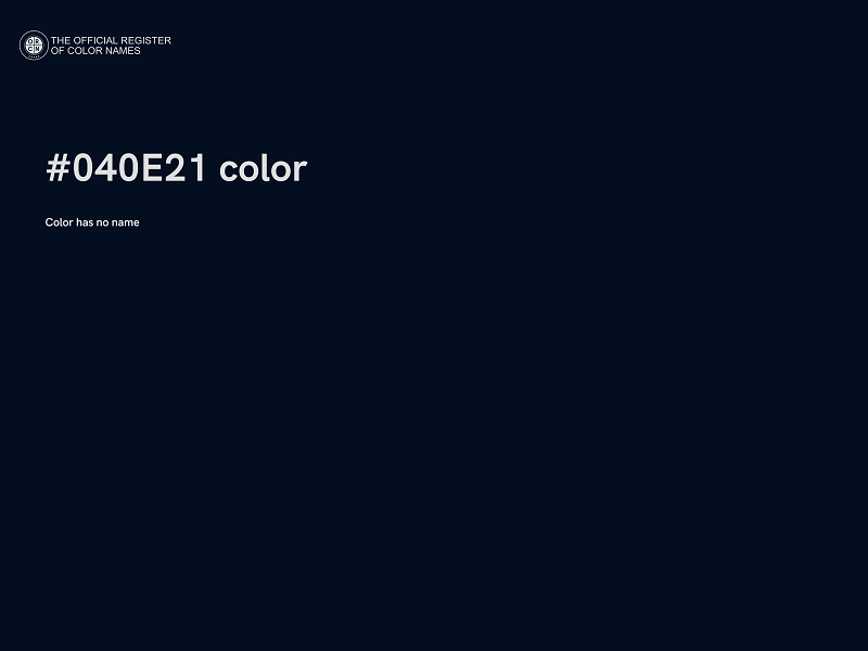 #040E21 color image