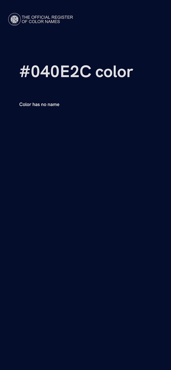 #040E2C color image