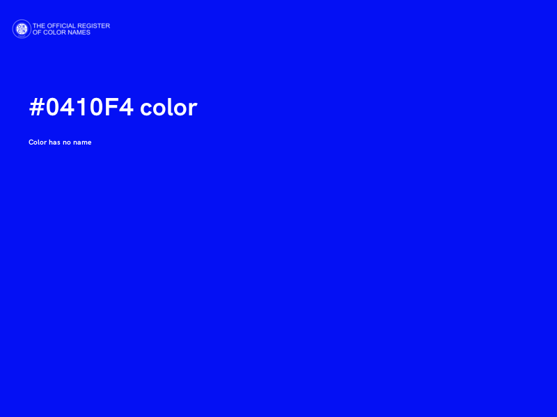 #0410F4 color image
