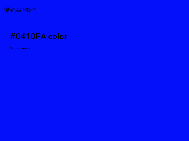 #0410FA color image