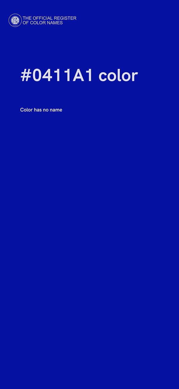#0411A1 color image