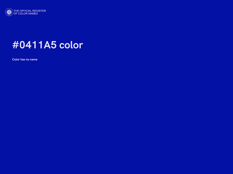 #0411A5 color image