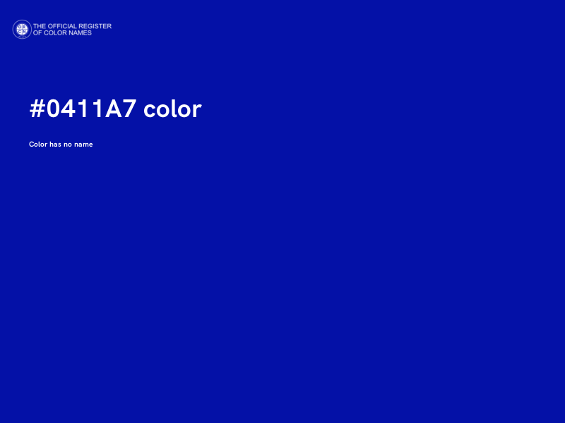 #0411A7 color image