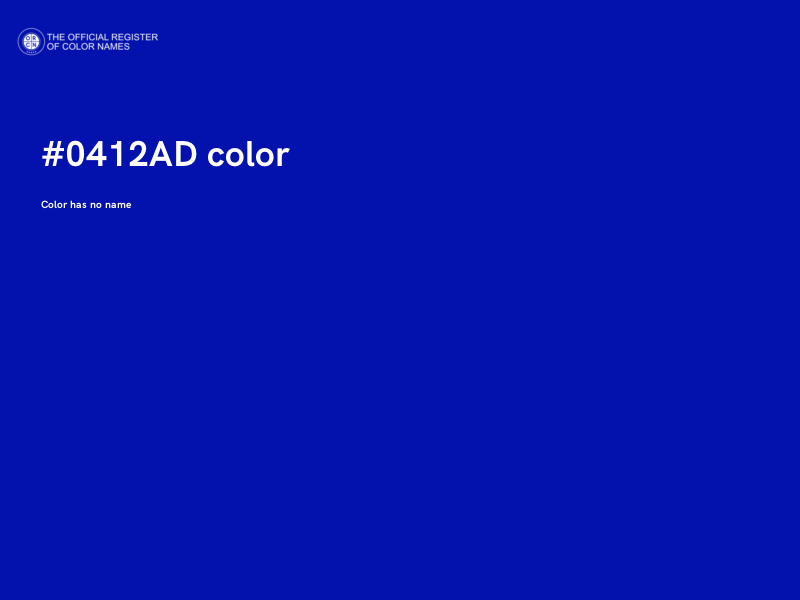 #0412AD color image