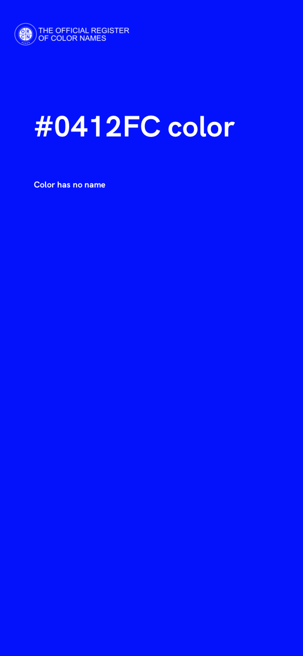 #0412FC color image