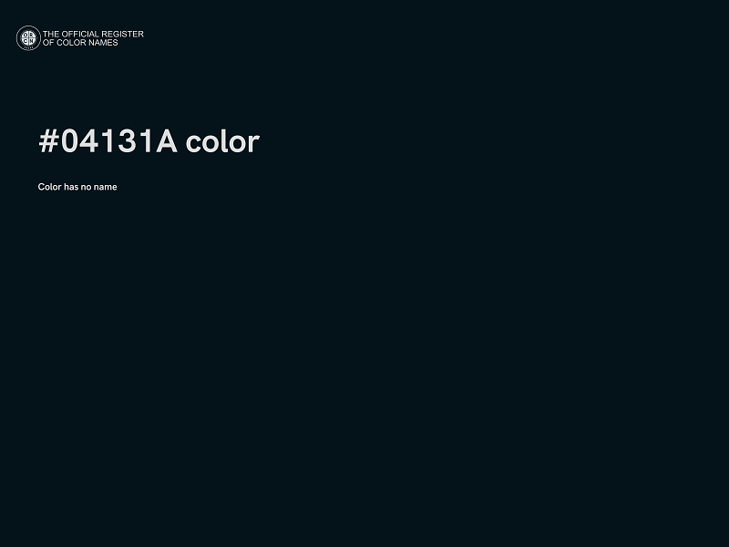 #04131A color image