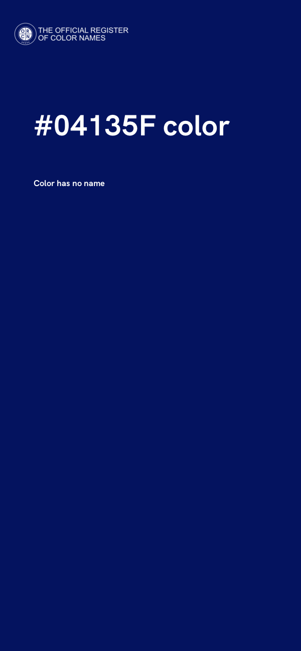 #04135F color image