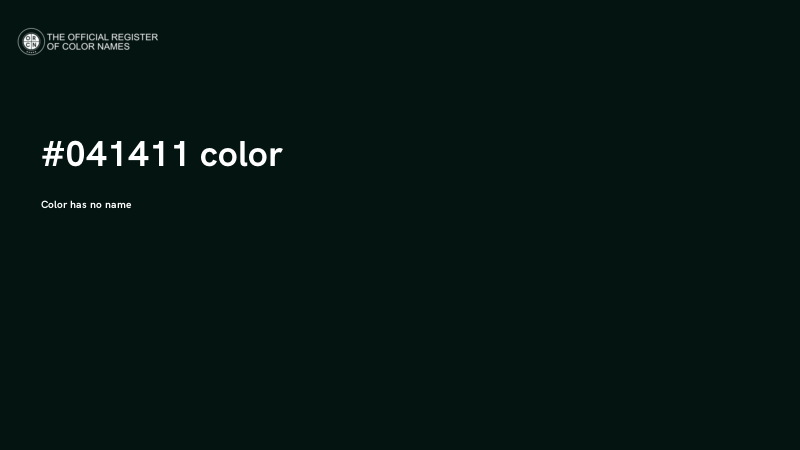 #041411 color image
