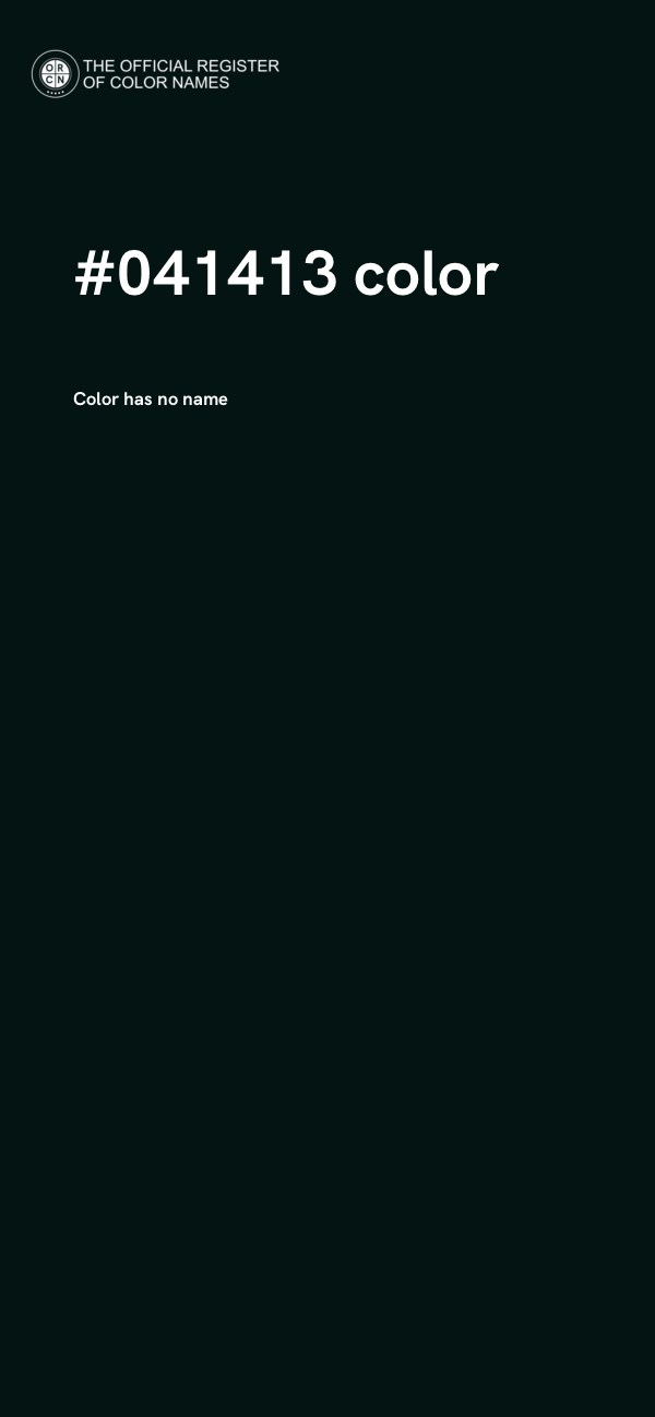 #041413 color image