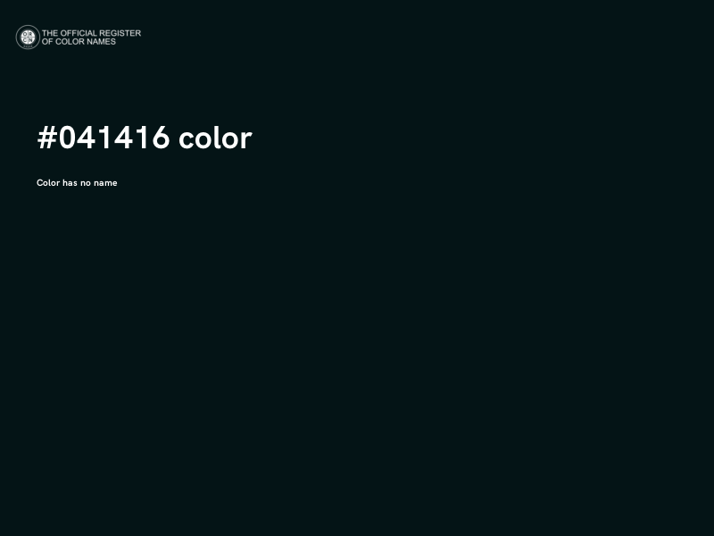 #041416 color image