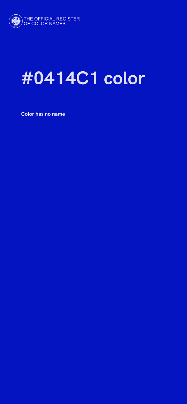 #0414C1 color image