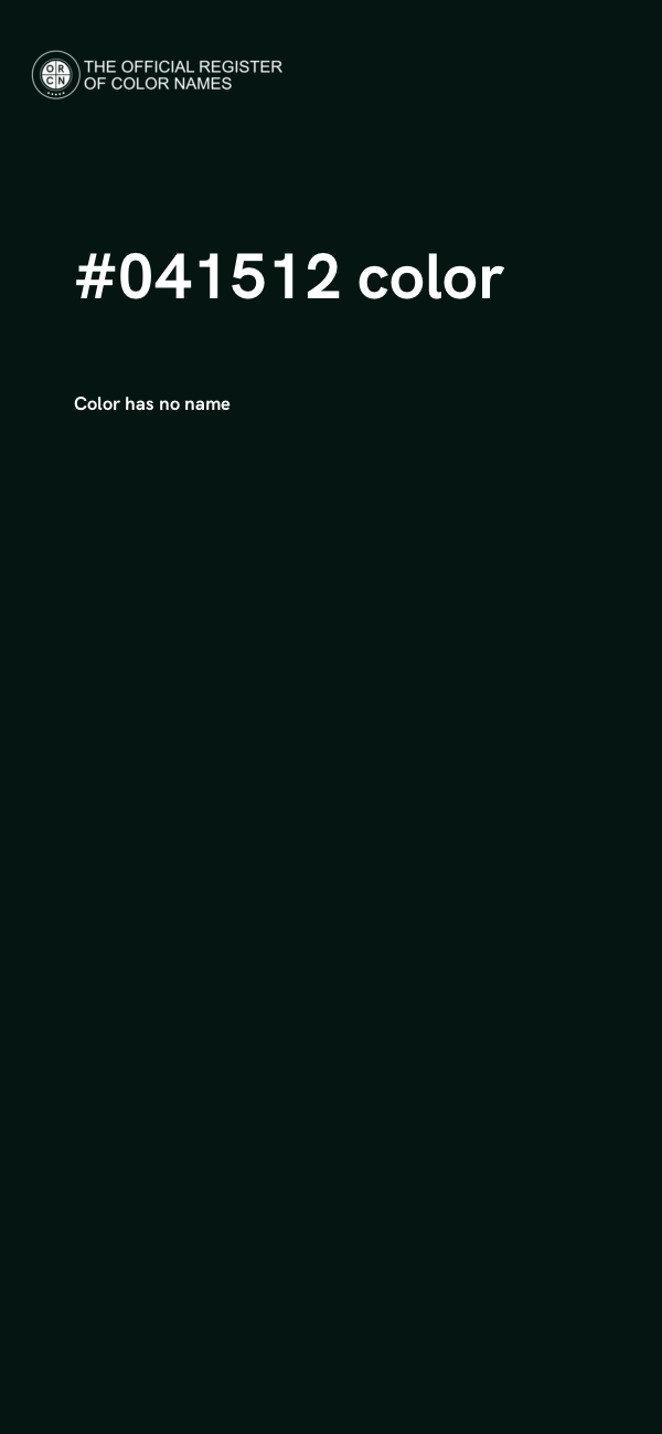 #041512 color image
