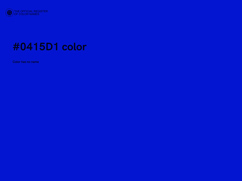 #0415D1 color image