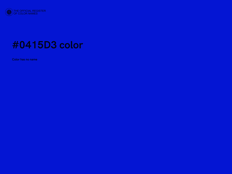 #0415D3 color image