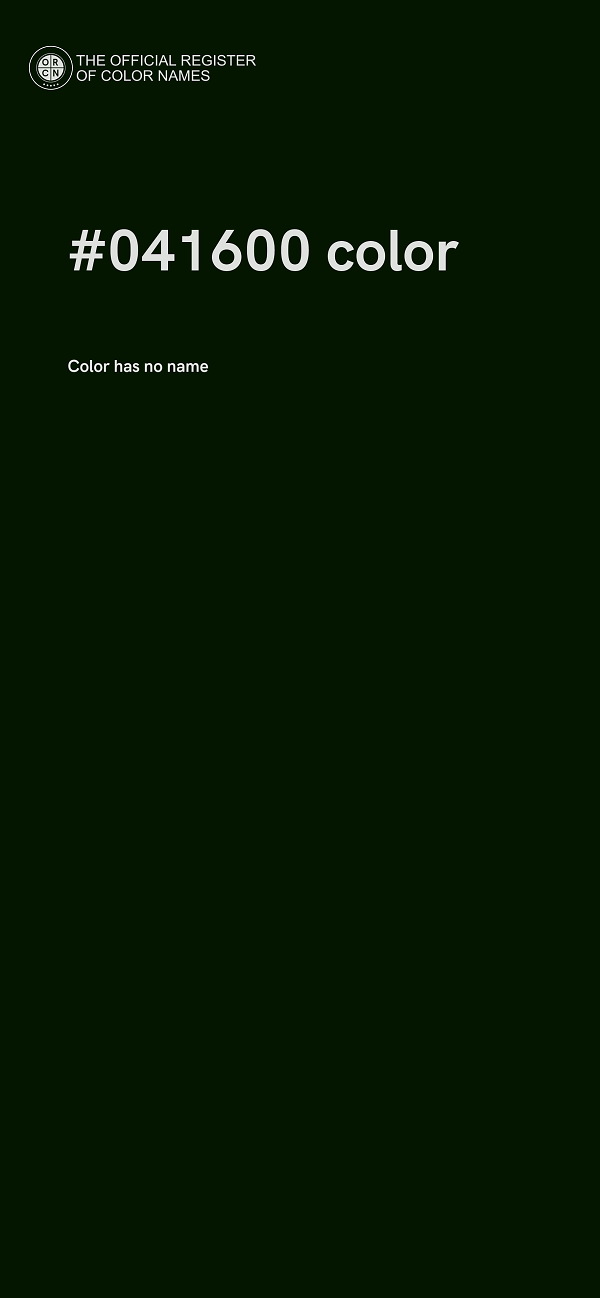 #041600 color image