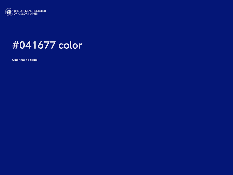 #041677 color image