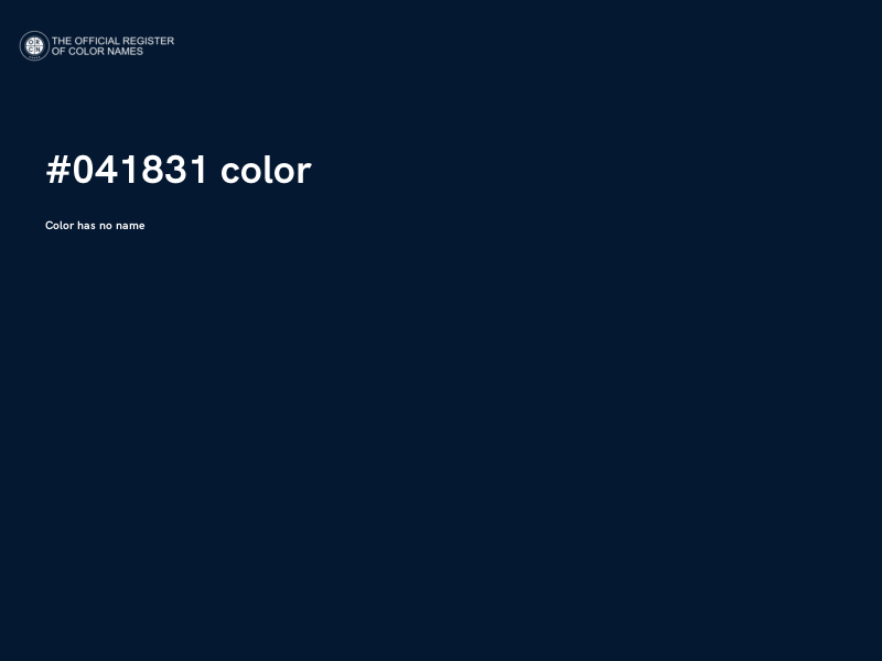 #041831 color image