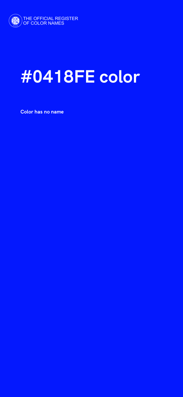 #0418FE color image