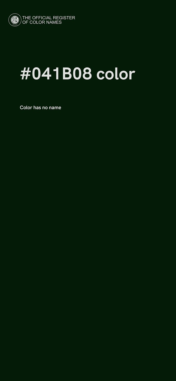 #041B08 color image
