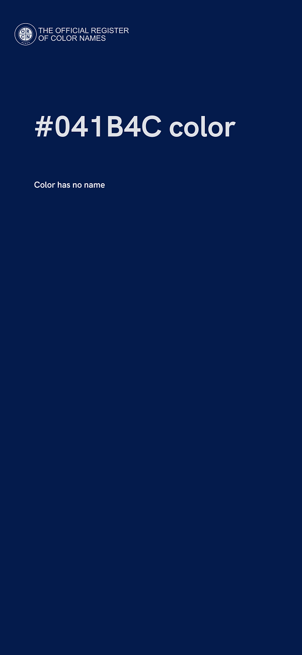 #041B4C color image