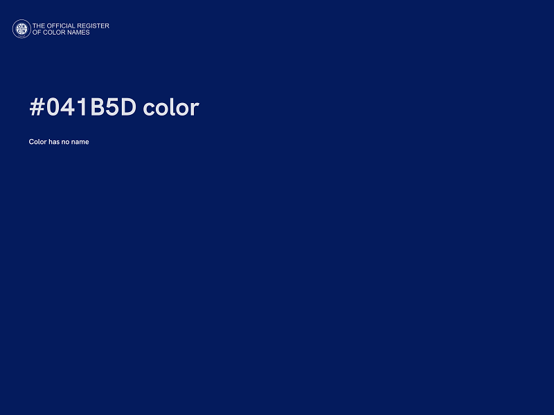 #041B5D color image