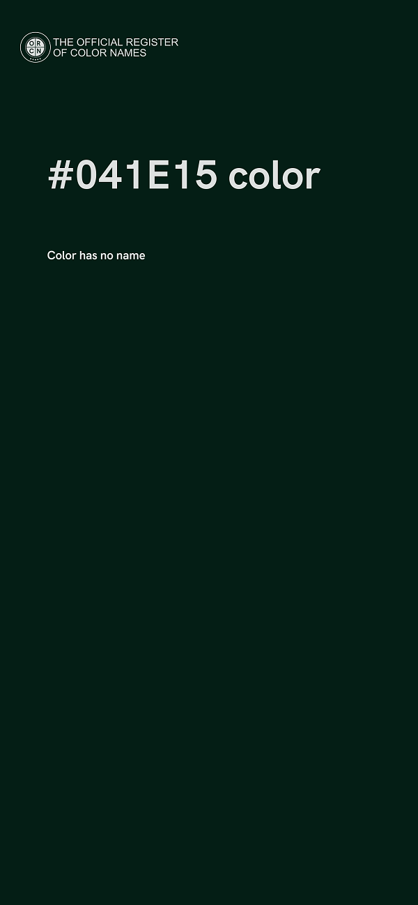 #041E15 color image