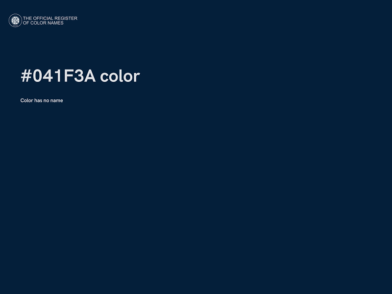 #041F3A color image