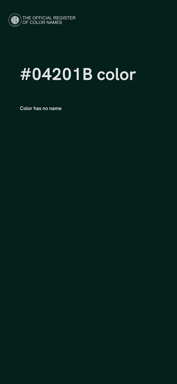 #04201B color image