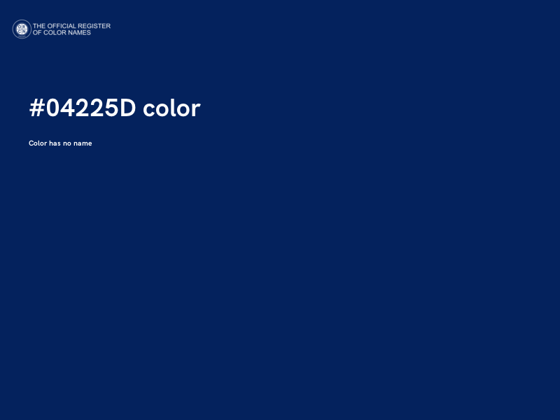 #04225D color image