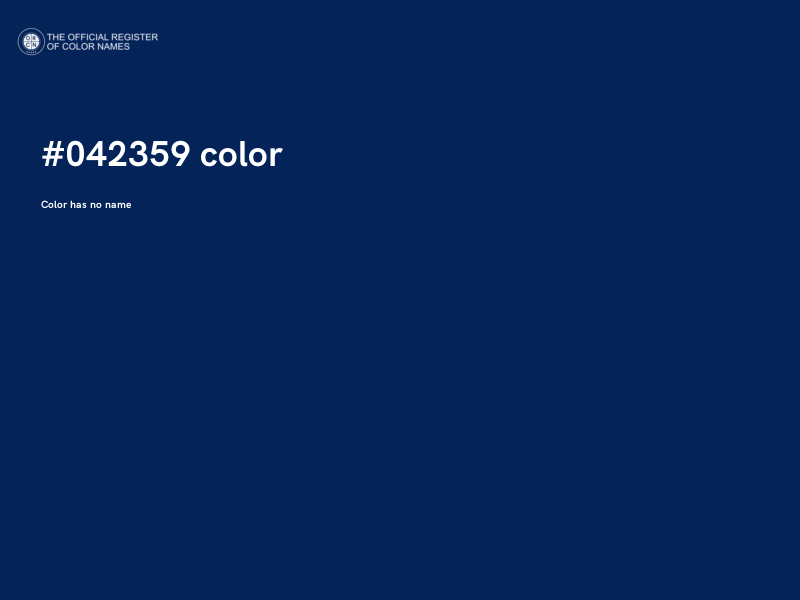 #042359 color image