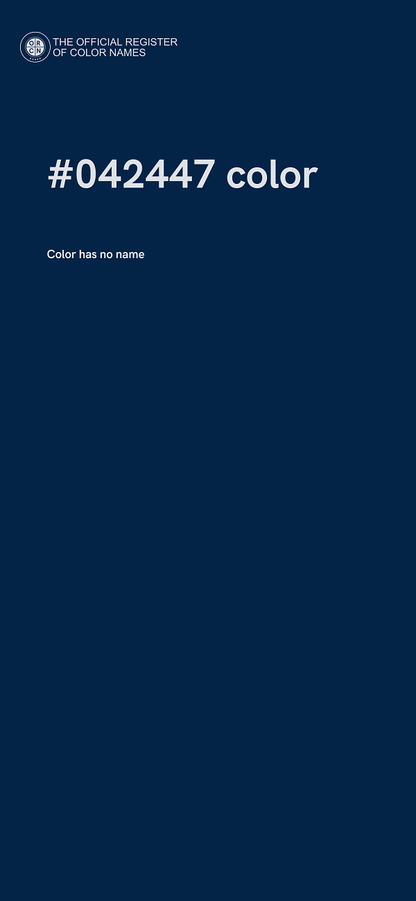 #042447 color image