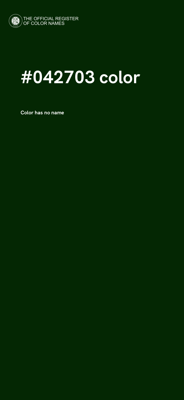 #042703 color image